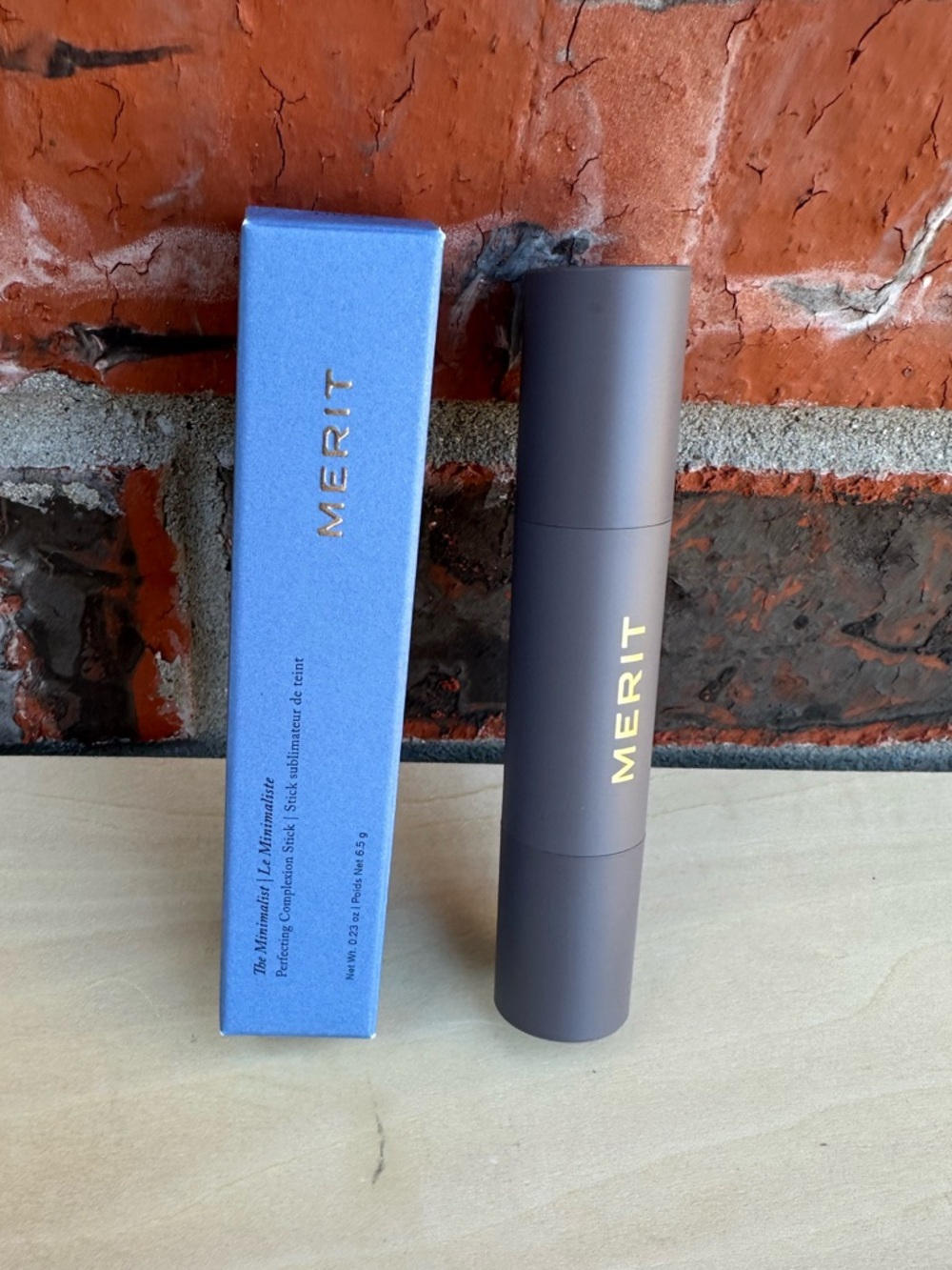 Merit The Minimalist Foundation/Concealer Stick in Linen (new, boxed)